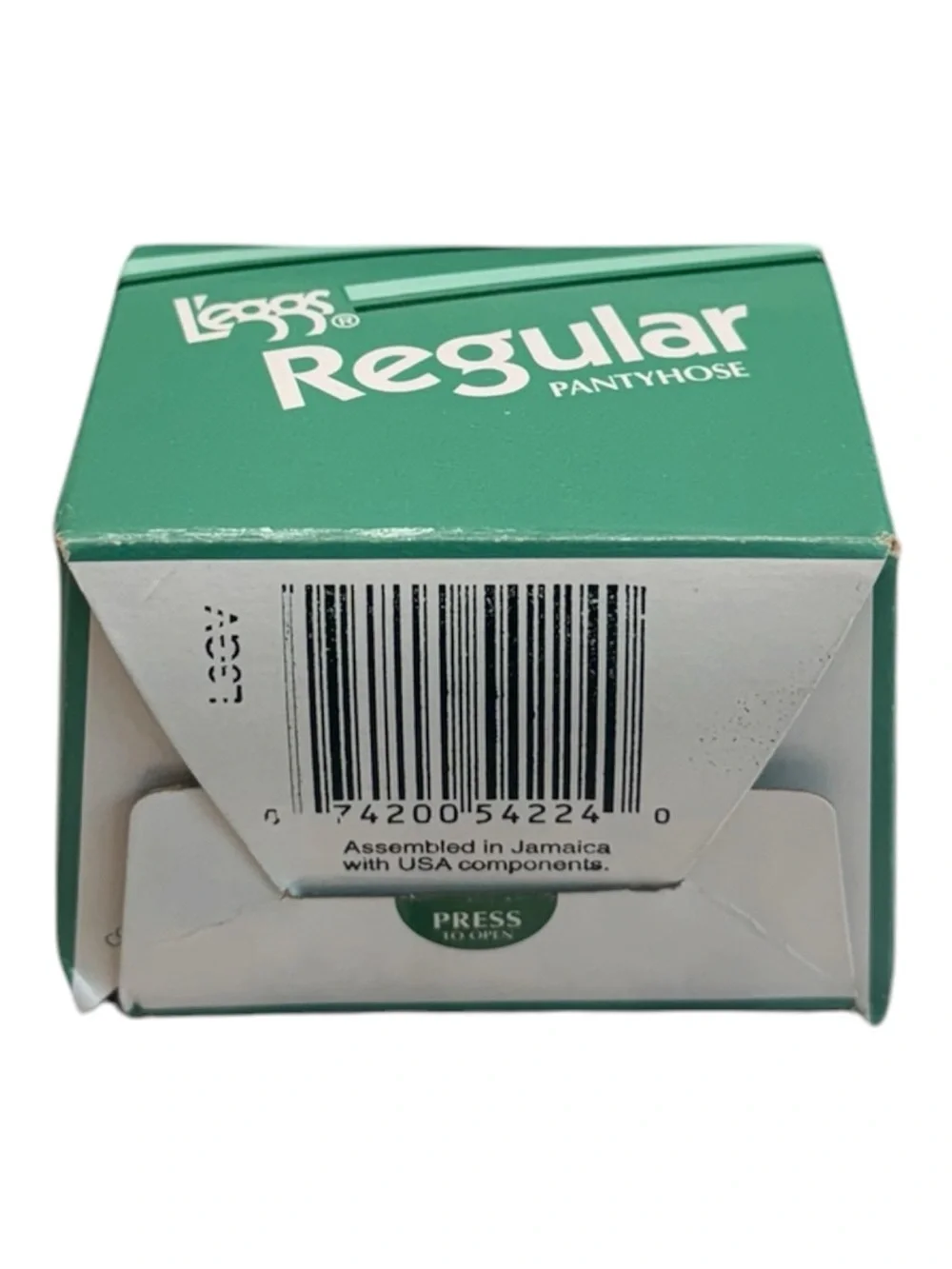 L’eggs Regular Pantyhose Off Black Sheer Toe Size Q 14302 NOS USA